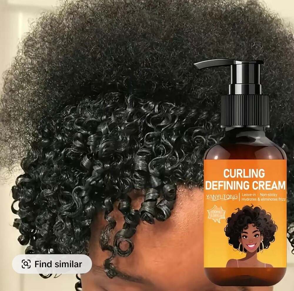 YANYUTONG Curl Defining Cream Leave-in Hydrating Anti-Frizz Hair Styling Cream